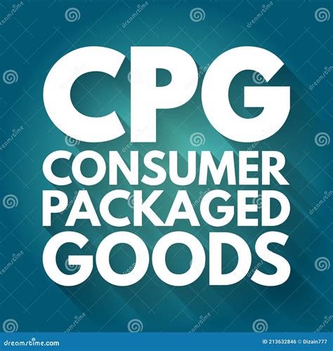Consumer Packaged Goods Royalty-Free Stock Photography | CartoonDealer