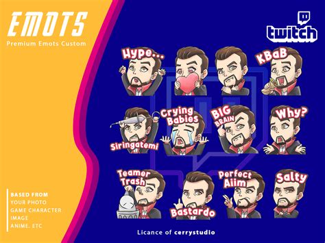 I Will Create Custom Twitch Emotes And Sub Badge In 24 Hours 5 By