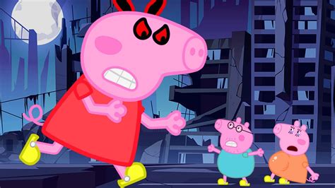 Peppa Pig Sad Story Peppa Pig Turns Into A GIANT MONSTER Peppa Pig