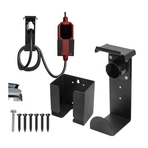 Ev Charger Cable Holder Portable Charger Wall Box Holder With Type 2