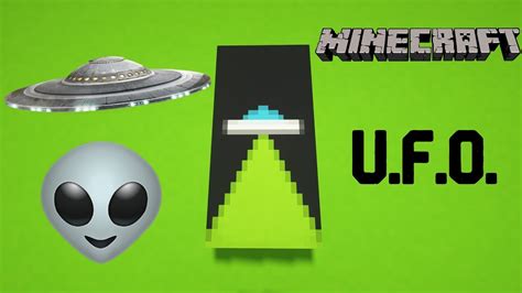 How To Make A UFO In Minecraft Banner Tutorial YouTube