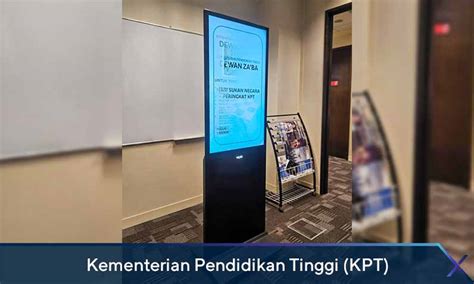 kementerian pendidikan tinggi kpt vexo digital standee