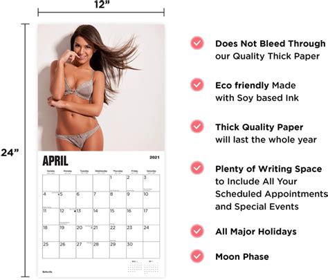 Mavin 2021 Lingerie Wall Calendar Hot Sexy Pinup Girls Swimsuit