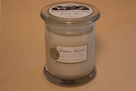 Soy Candle Caribbean Teakwood 12 Oz Status Jar Charleston Candle Works