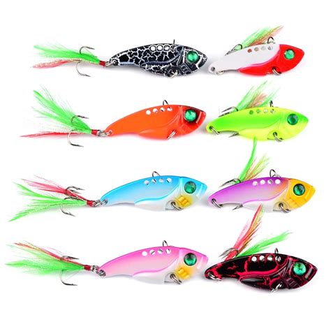 Evil 1pcs Metal VIB 11g/5.5cm Fishing Lure Vibration Spoon Hard Baits ...