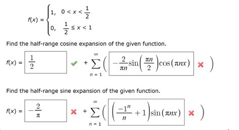 Solved 2 Fx 1 0 2 Find The Half Range Cosine Expansion Of