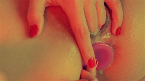 Squirt On My Rainbow Butt Plug Anal Play And Creamy Orgasm