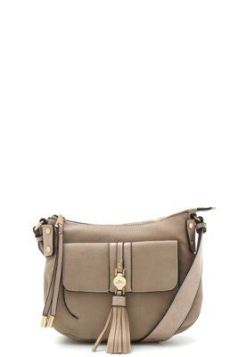 Bolsa WJ Tassel Nude Compre Agora Dafiti Brasil