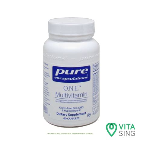 Pure Encapsulations O N E Multivitamin Capsules Exp Sep