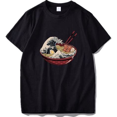 Great Ramen Wave Shirt Japanese Clothing