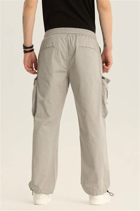 Buy Mens Pockethive Grey Parachute Pants Online Snitch Snitch