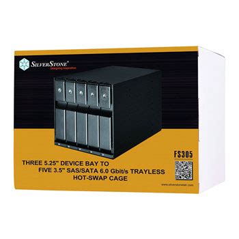 Silverstone Bay Hot Swap Bay Convertor Trayless Sas Sata Ln Sst Fs G Scan Uk