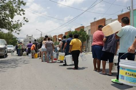 La Jornada Protestan Nuevamente Por Escasez De Agua En Monterrey