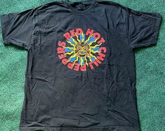 Shirts Red Hot Chili Peppers Etsy