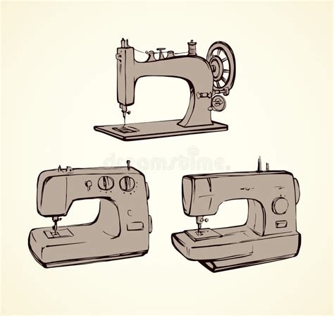 Máquina De Coser Gráfico Del Vector Ilustración del Vector