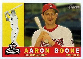 Aaron Boone 2009 Topps Heritage 297 Houston Astros Baseball Card EBay