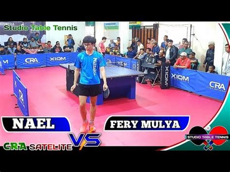 Nael Stoni Vs Fery Mulya Kejuaraan Tenis Meja Non Pon Bupati Cup