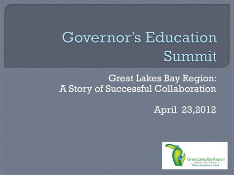 PPT - Governor’s Education Summit PowerPoint Presentation, free