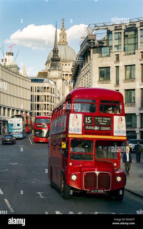 A London Heritage Route 15 AEC Routemaster Red Double Decker Bus