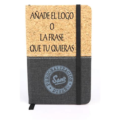 CUADERNO CORCHO PERSONALIZADO