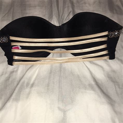 Jeweled Detailing Victorias Secret Bikini Top Gem