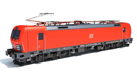 Siemens Vectron Lokomotive Deutsche Bahn 3D Modell 149 3ds C4d