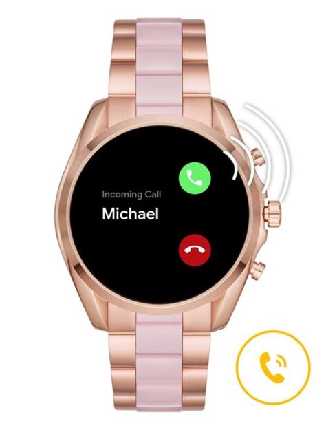 Buy Michael Kors Access Gen Bradshaw Rose Gold Tone Stainless Steel