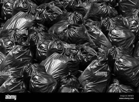 Background Garbage Bag Black Bin Garbage Dump Bintrash Garbage