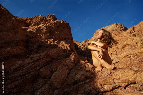 Naked Woman In The Desert Stock Photo Adobe Stock