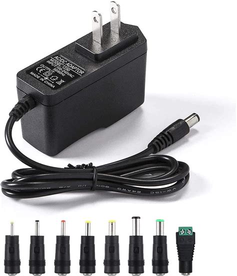 12V 2A AC Adapter Charger with 8 Tips for Electronics in Nepal at NPR ...