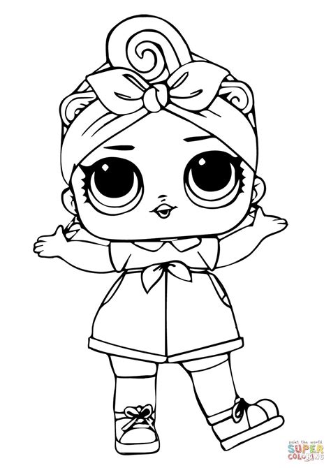 Lol Surprise Doll Coloring Pages Printable