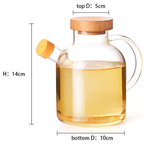 High Quality Borosilicate Glass Olive Oil Dispenser Bottle China High