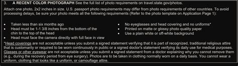 Where Can I See The List Of All The Requirements For The Photo For Ds