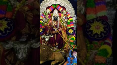 Navaratri Status Maharnavami Special Mahishasuramardini Alankaram