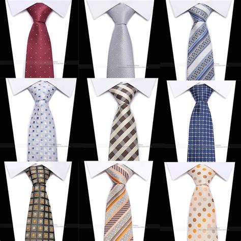 2018 New Classic Plaid Mens Luxury Silk Men Ties Checked Plaid Formal