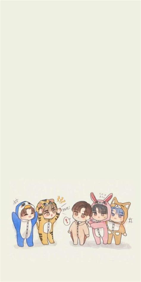 Kpop Chibi Wallpapers Top Free Kpop Chibi Backgrounds Wallpaperaccess