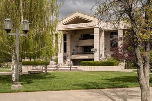 Nevada State Attorney General Office building entrance in Carson City ...