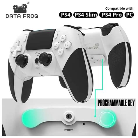 Controlador Sem Fio DATA FROG Para PS4 Pro Slim Consoles Controlador