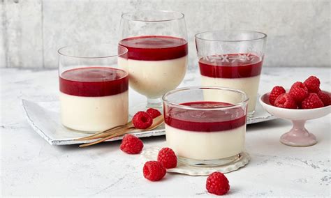 Panna Cotta Mit Himbeeren Rezept Dr Oetker