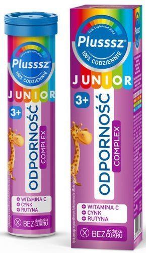 Plusssz Junior Odporno Complex X Tabletek Musuj Cych Cena