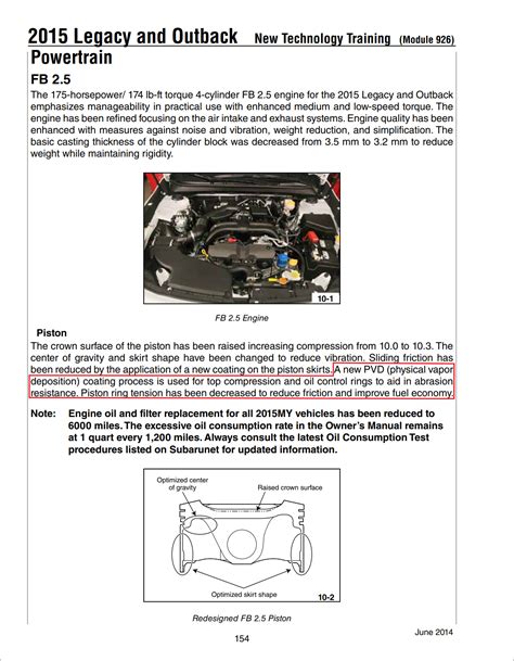 Outback Excessive Oil Use Subaru Outback Forums