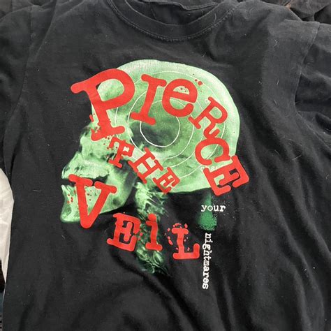 PTV Black Hot Topic Shirt Hottopic Emo Scene Depop