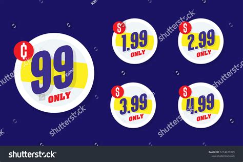 Only For 99 Vector Illustration Badges Of Under Royalty Free Stock