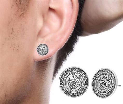 Boucle D Oreille Dragon Bijoux Homme Tendance