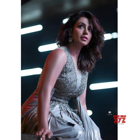 Actress Nandini Rai Latest Hot Stills In Neerus India Party Dress