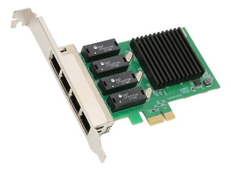 Tarjeta De Red Pcie Nic Puertos Rj Pci Express Ethernet Cuotas