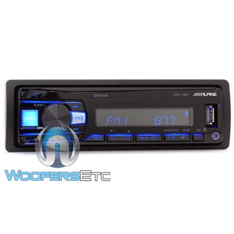 Alpine UTE-73BT In-Dash 1-DIN Digital Media Receiver