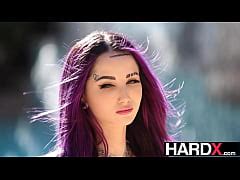 Purple Haired Babe Squirts All Over Mega Cocked Hunk Valerica Steele Hardx Xxx Mobile