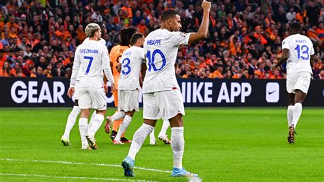 Pays Bas France Le Doublé De Mbappé Qui Retrouve Le Sourire Et Dépasse Platini