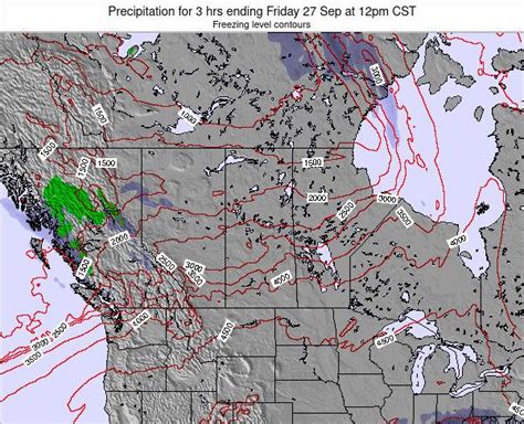 Saskatchewan Precipitation For 3 Hrs Ending Tuesday 31 Aug At 12pm Cst